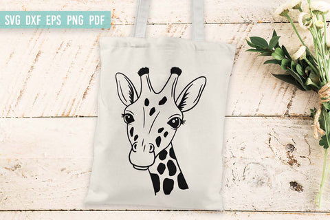 Giraffe SVG | Giraffe Face | Giraffe head cut file SVG Irina Ostapenko 