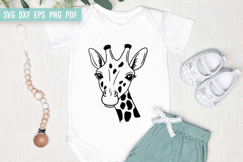 Giraffe SVG | Giraffe Face | Giraffe head cut file SVG Irina Ostapenko 