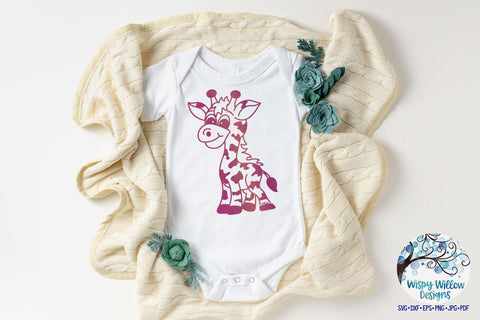 Giraffe SVG SVG Wispy Willow Designs 