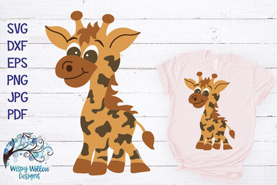 Giraffe SVG SVG Wispy Willow Designs 