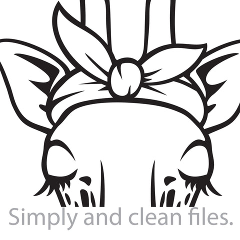 Giraffe with bandana SVG TribaliumArtSF 