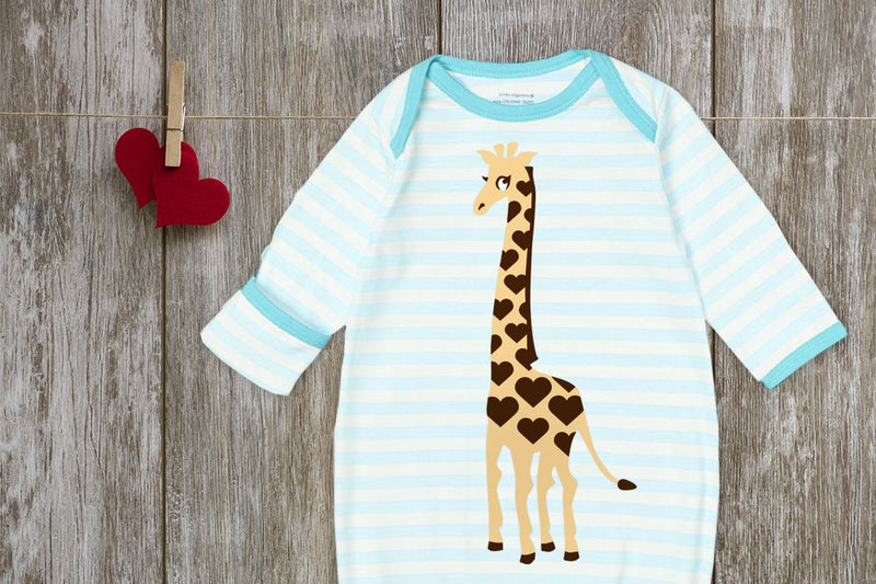 Giraffe with Hearts SVG Risa Rocks It 