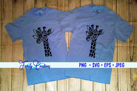 Giraffes SVG Family Creations 