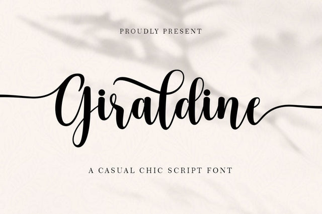 Giraldine Font RomieStudio 