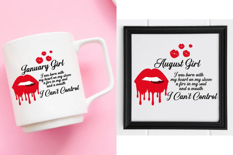 Girl Birthday months Bundle, Gifts for her T shirt, Bff gift SVG Paper Switch 