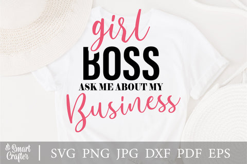 Girl Boss ask me about my business svg, Business Owner svg, business cards svg, Entrepreneur svg, boss svg, girl boss svg SVG Fauz 