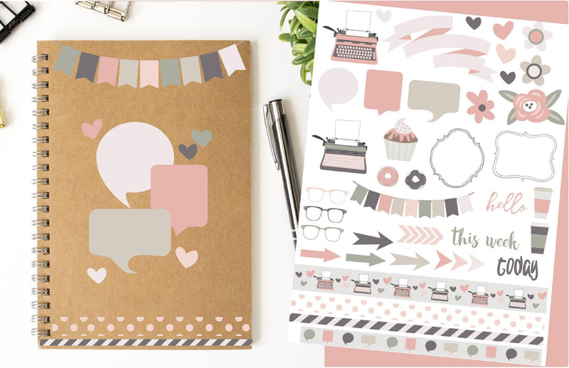 Girl Boss Planner Stickers SVG So Fontsy Design Shop 