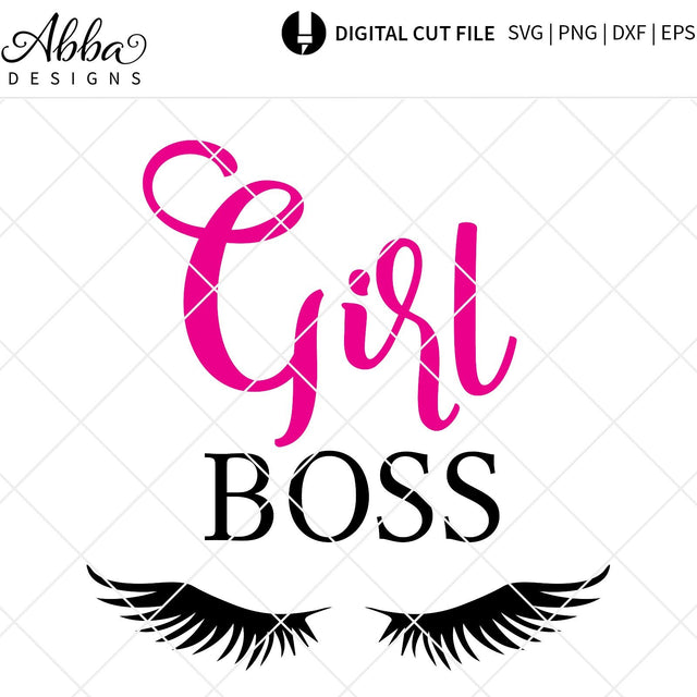 Girl Boss SVG Abba Designs 