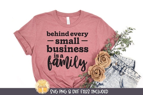 Girl Boss SVG | Behind Every Small Business Is A Family SVG Cheese Toast Digitals 