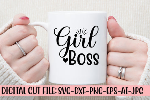 Girl Boss SVG Cut File SVG Syaman 