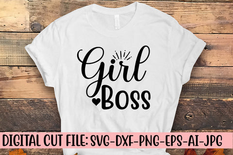 Girl Boss SVG Cut File SVG Syaman 