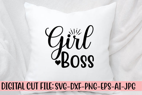 Girl Boss SVG Cut File SVG Syaman 