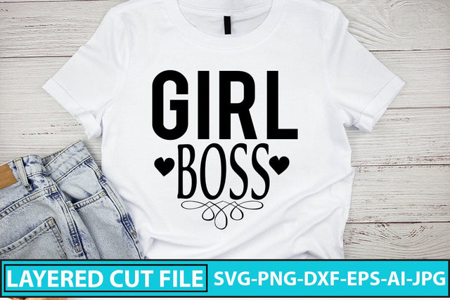 Girl Boss SVG Cut File SVG Syaman 