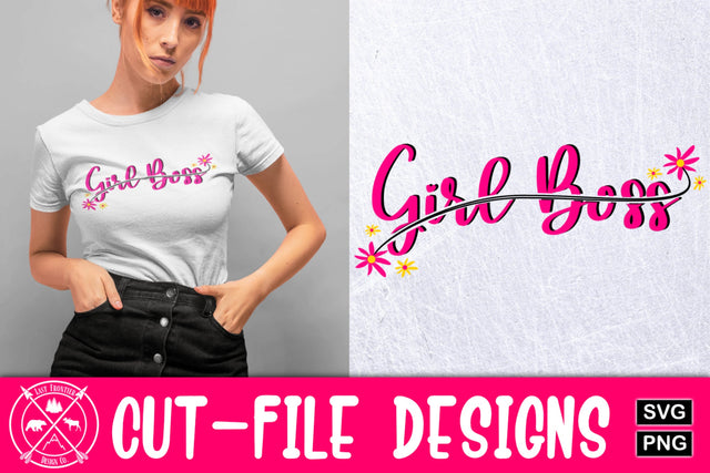 Girl Boss SVG Cut file|Boss Babe SVG SVG Last Frontier Design Co. 