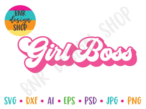Girl Boss SVG SVG BNRDesignShop 