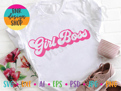 Girl Boss SVG SVG BNRDesignShop 