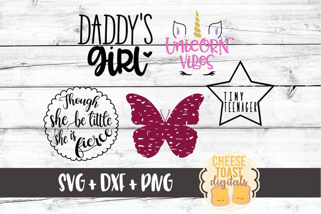 Girl Bundle SVG Cheese Toast Digitals