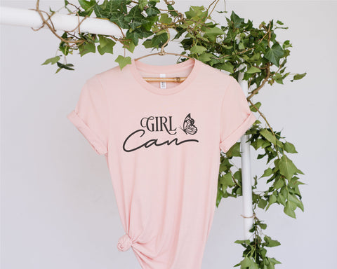 Girl Can SVG, Strong woman svg, Feminist Svg, Girl power Quote Svg, Girl Inspiration quote svg, Mom SVG, Empowered Women, Strong Mom svg SVG Fauz 