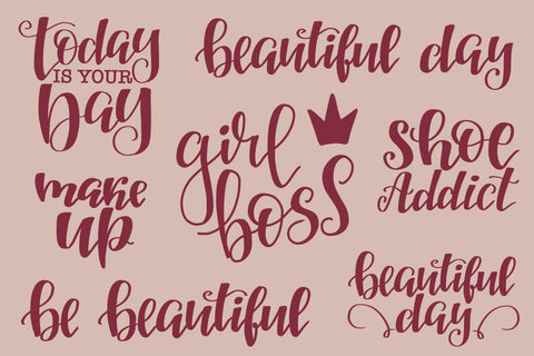 Girl clipart scene creator. posters, cards, pattern, quotes Sublimation Yustaf Art Store 