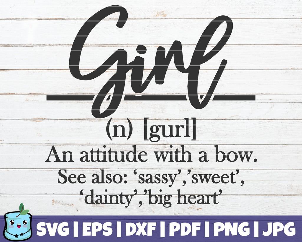 Girl Defined Girl Definition - So Fontsy