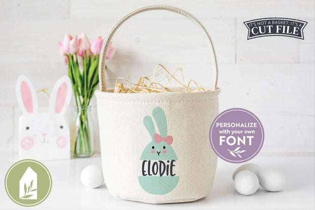 Girl Egg Bunny svg | Easter Egg svg | Easter Bunny svg SVG LilleJuniper 