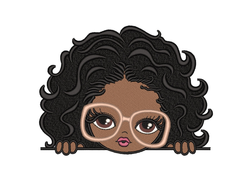 Girl Embroidery Design, 4 sizes Embroidery/Applique DESIGNS Nino Nadaraia 