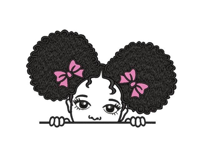 Girl Embroidery Design, 4 sizes Embroidery/Applique DESIGNS Nino Nadaraia 