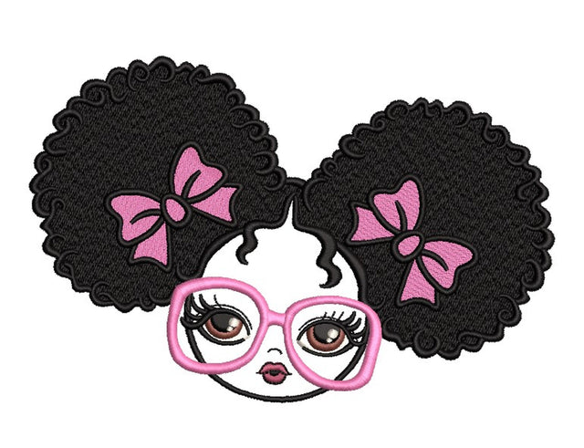 Girl Embroidery Design, 4 sizes Embroidery/Applique DESIGNS Nino Nadaraia 