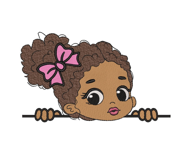 Girl Embroidery Design, 5 sizes Embroidery/Applique DESIGNS Nino Nadaraia 