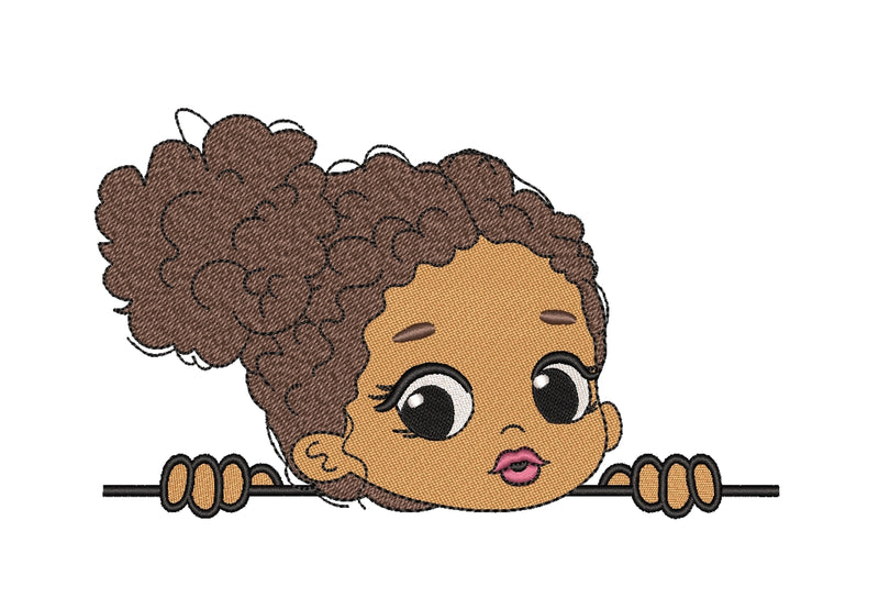 Girl Embroidery Design, 5 sizes Embroidery/Applique DESIGNS Nino Nadaraia 