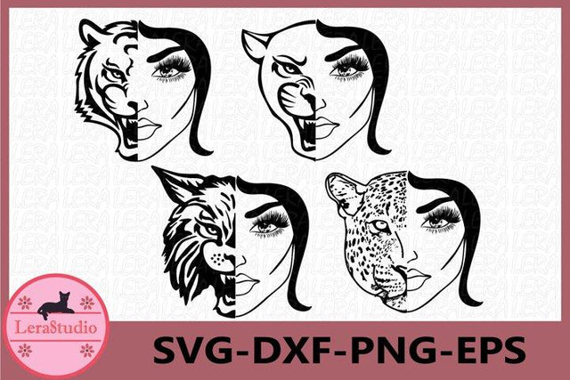 Girl Face svg SVG Lerastudio 