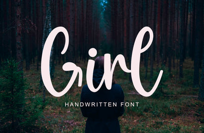 Girl - Handwritten Font Font Yuby 