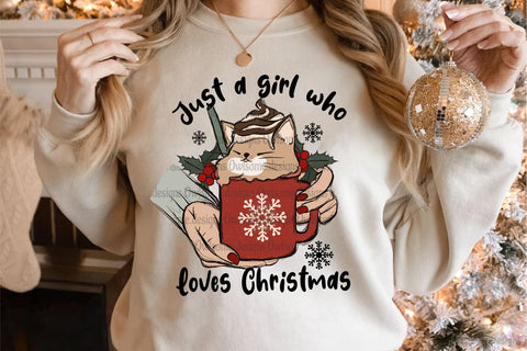 Girl Loves Christmas Sublimation Sublimation LAM HOANG THUY 