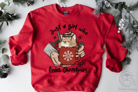 Girl Loves Christmas Sublimation Sublimation LAM HOANG THUY 