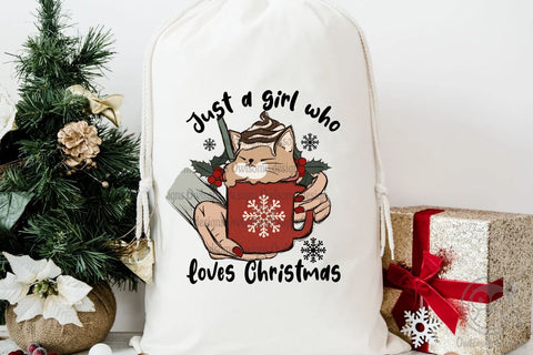 Girl Loves Christmas Sublimation Sublimation LAM HOANG THUY 
