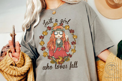 Girl Loves Fall Sublimation Sublimation LAM HOANG THUY 