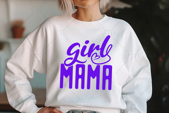 Girl Mama Svg Png Files, Mom Svg, Mama Svg, Girl Mom Svg, Mom gift Of Girls Svg, Daughter Svg, Mommy Svg, Funny Mom Svg, Girl Mom sweatshirt Svg SVG DesignDestine 