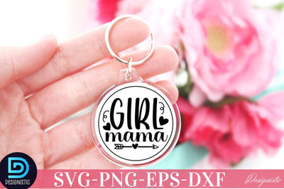 Girl mama SVG SVG DESIGNISTIC 
