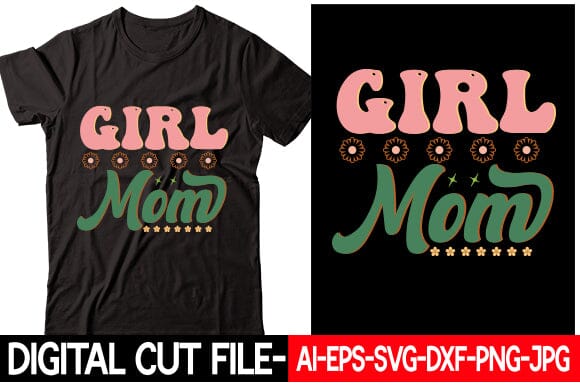 Girl Mom SVG Blessedprint 
