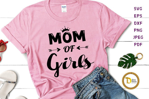 Girl Mom Svg - Mother's Day Svg SVG Dina.store4art 