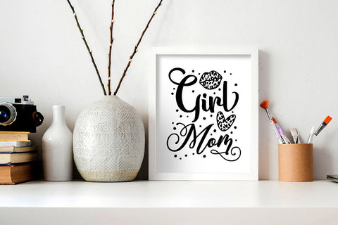 Girl Mom SVG SVG VectorSVGdesign 