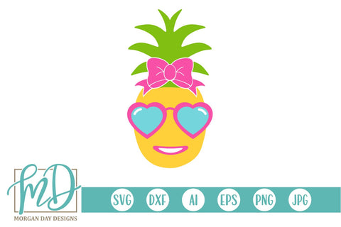 Girl Pineapple SVG Morgan Day Designs 