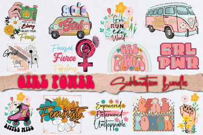 Girl Power Sublimation Bundle Sublimation Jagonath Roy 