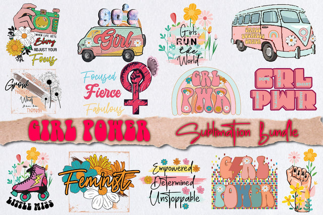 Girl Power Sublimation Bundle Sublimation Jagonath Roy 