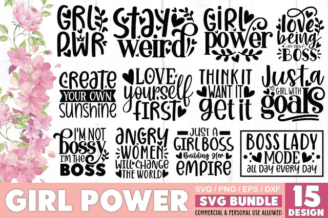 Girl Power SVG Bundle SVG Ariyan 