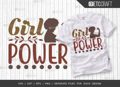 Girl Power SVG Cut File, Womens Day Svg, Lady Boss, Strong Women, International Womens Day, Womens Day Quote, ETC T00409 SVG ETC Craft 