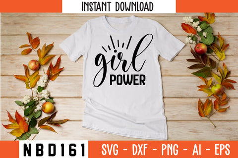 girl power Svg Design SVG Nbd161 