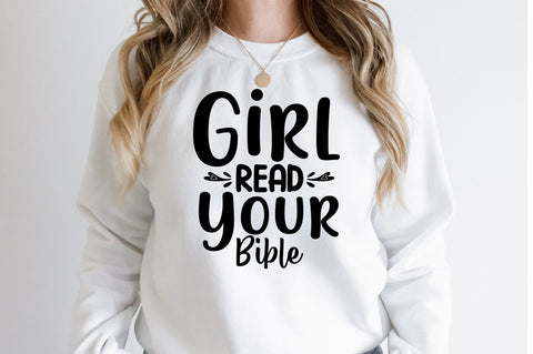 Girl Read Your Bible svg SVG orpitasn 