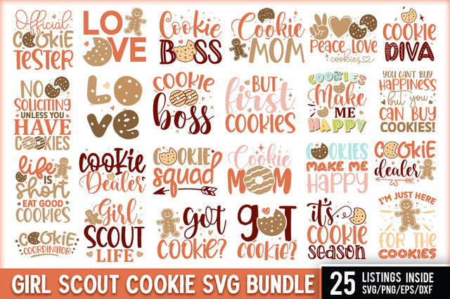 Girl Scout Cookie SVG Bundle SVG Regulrcrative 