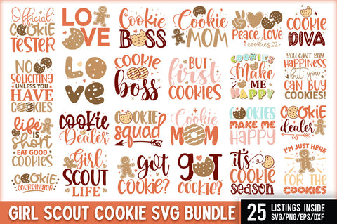 Girl Scout Cookie SVG Bundle SVG Regulrcrative 